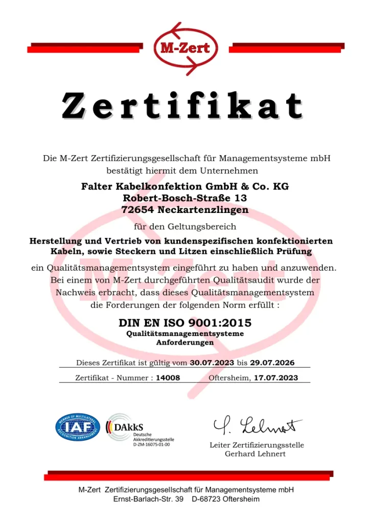 DIN EN ISO 9001:2015